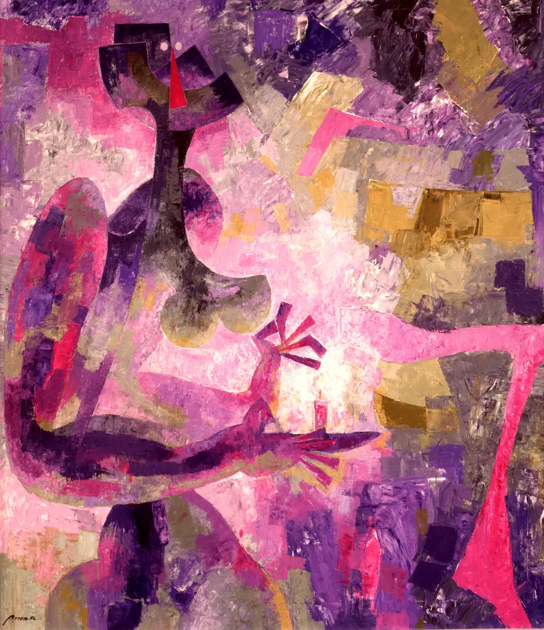Óleo sobre tela de Byron Gálvez, BG-002