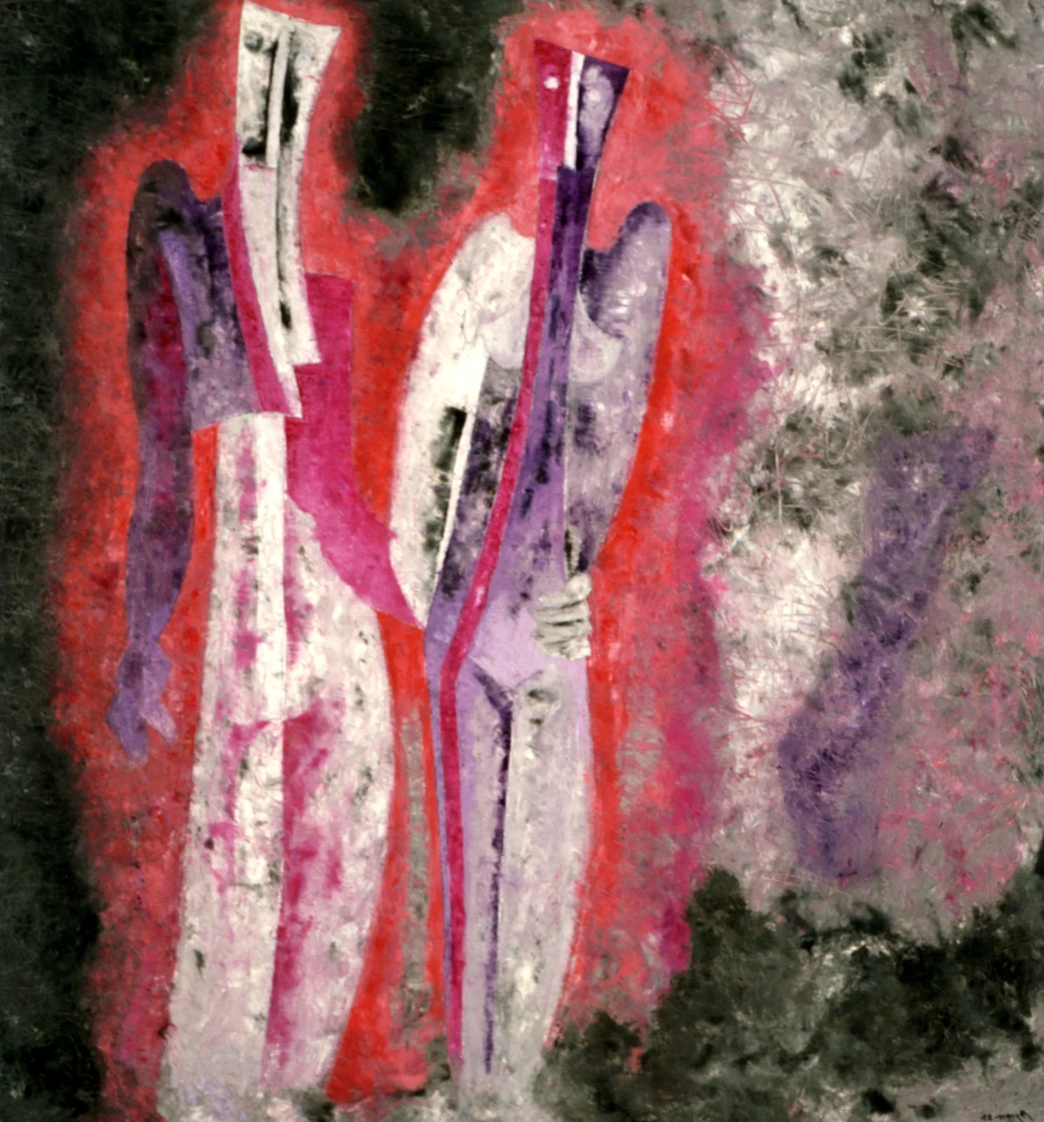 Óleo sobre tela de Byron Gálvez, BG-007