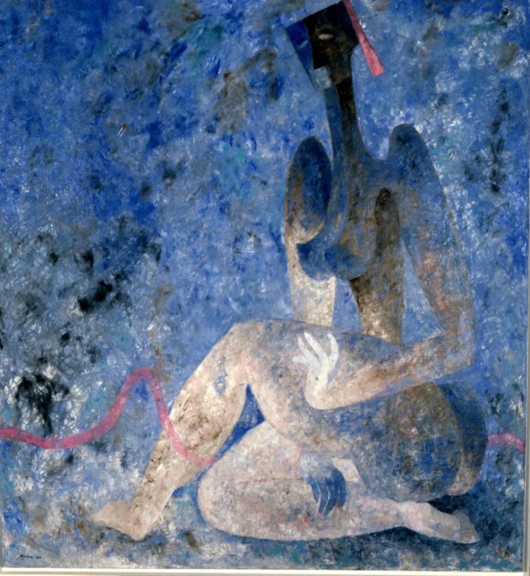 Óleo sobre tela de Byron Gálvez, BG-011