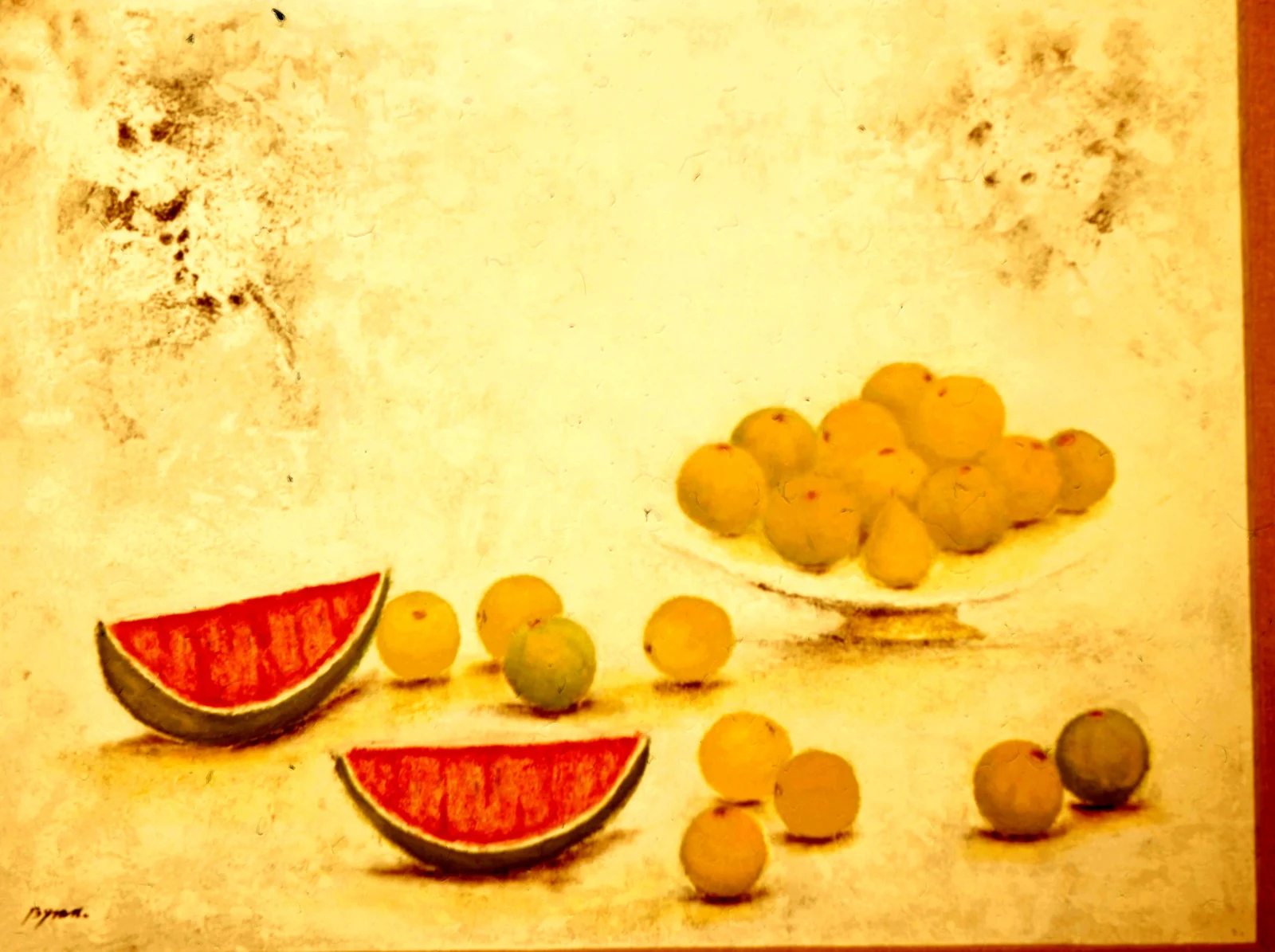 Óleo sobre tela de Byron Gálvez, BG-014