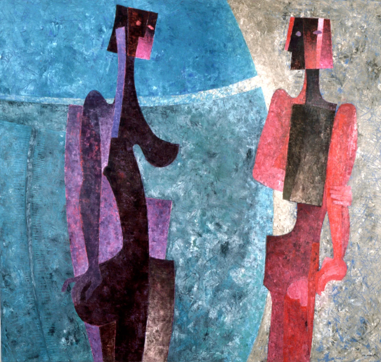 Óleo sobre tela de Byron Gálvez, BG-021