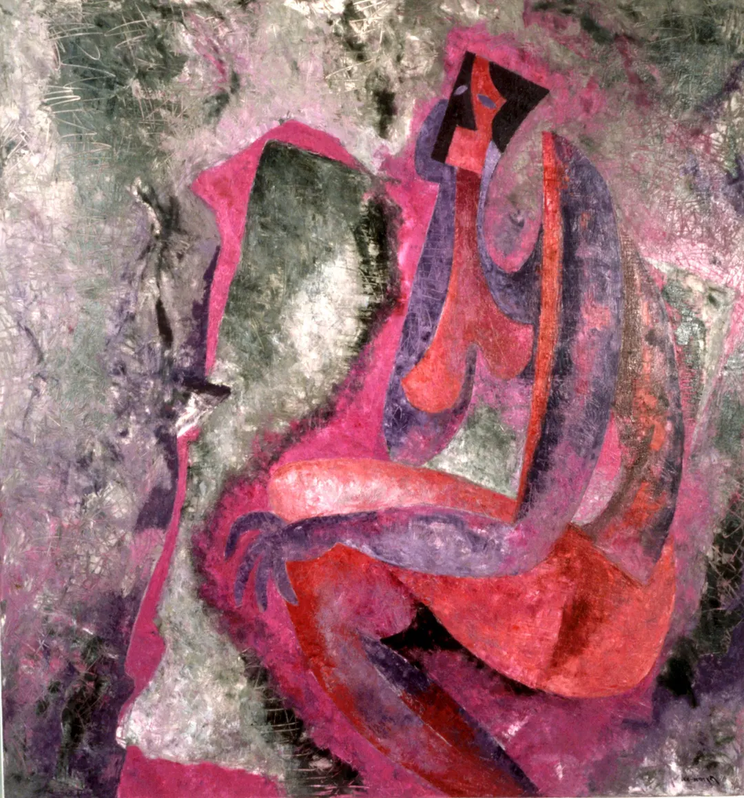 Óleo sobre tela de Byron Gálvez, BG-030