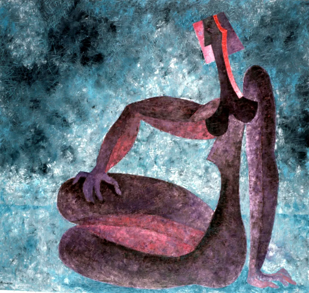 Óleo sobre tela de Byron Gálvez, BG-033