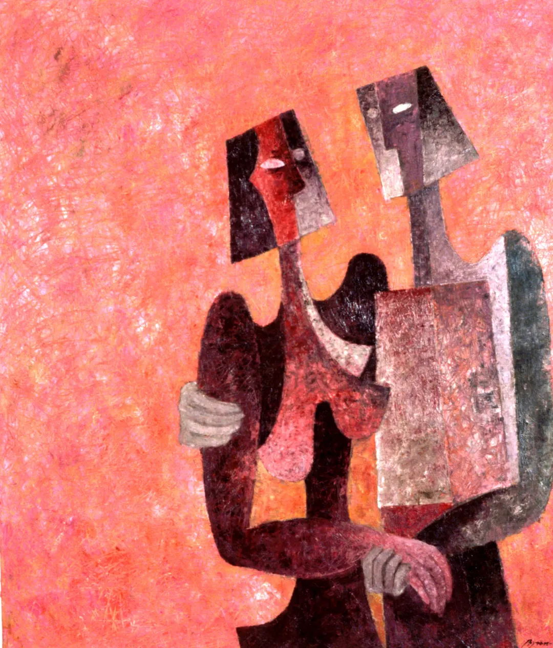 Óleo sobre tela de Byron Gálvez, BG-035
