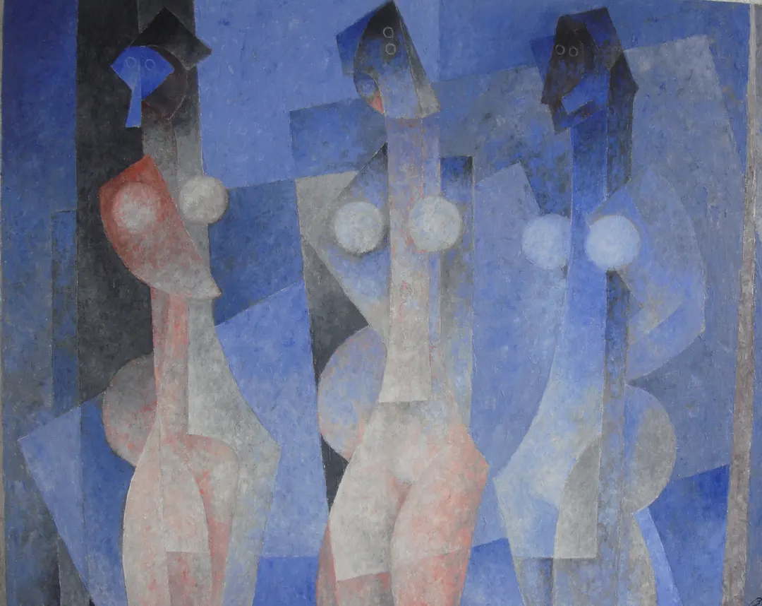 Óleo sobre tela de Byron Gálvez, BG-043