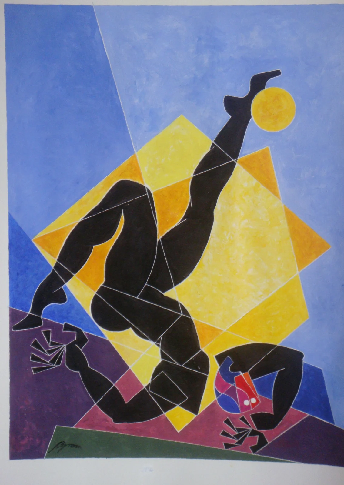 Óleo sobre tela de Byron Gálvez, BG-044