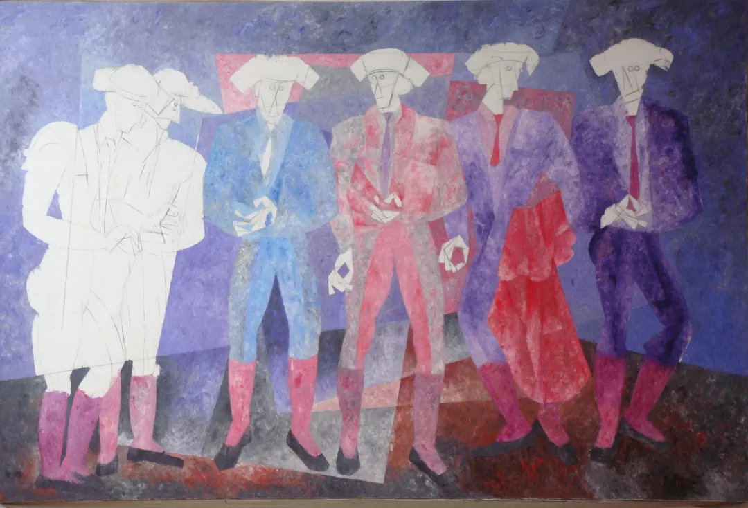 Óleo sobre tela de Byron Gálvez, BG-045