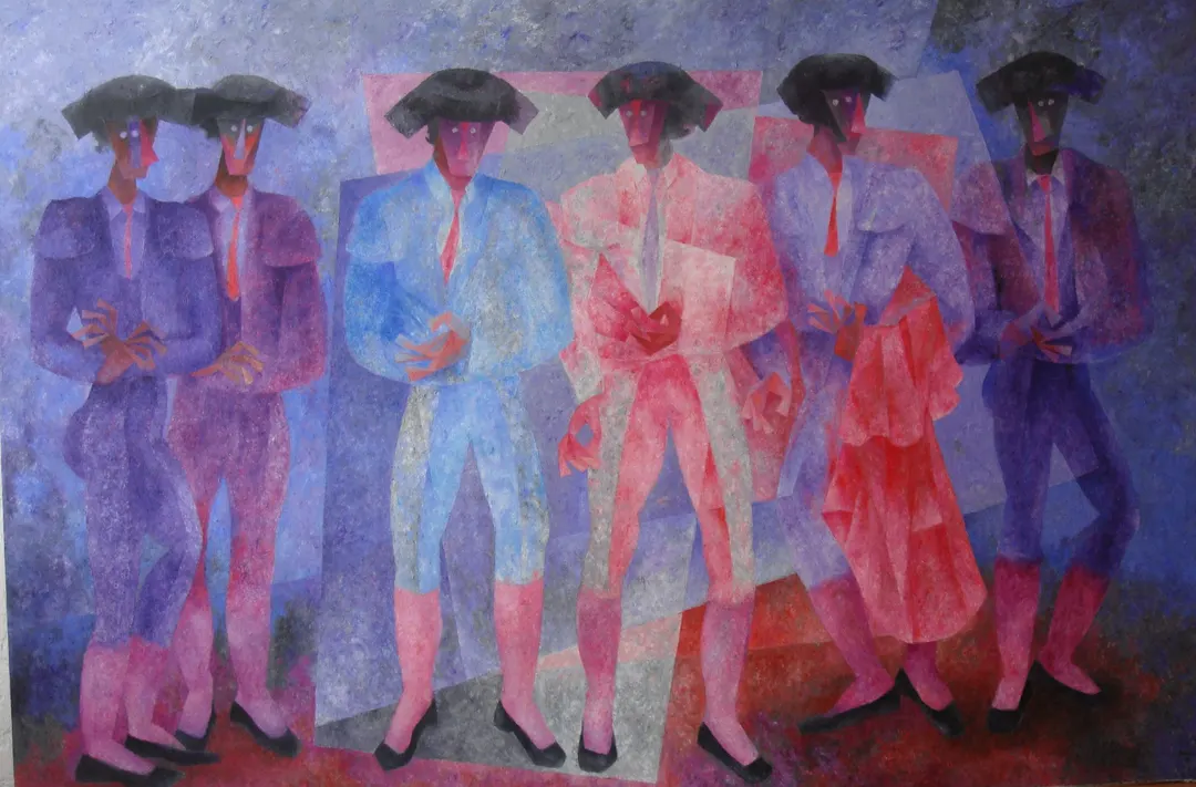 Óleo sobre tela de Byron Gálvez, BG-046