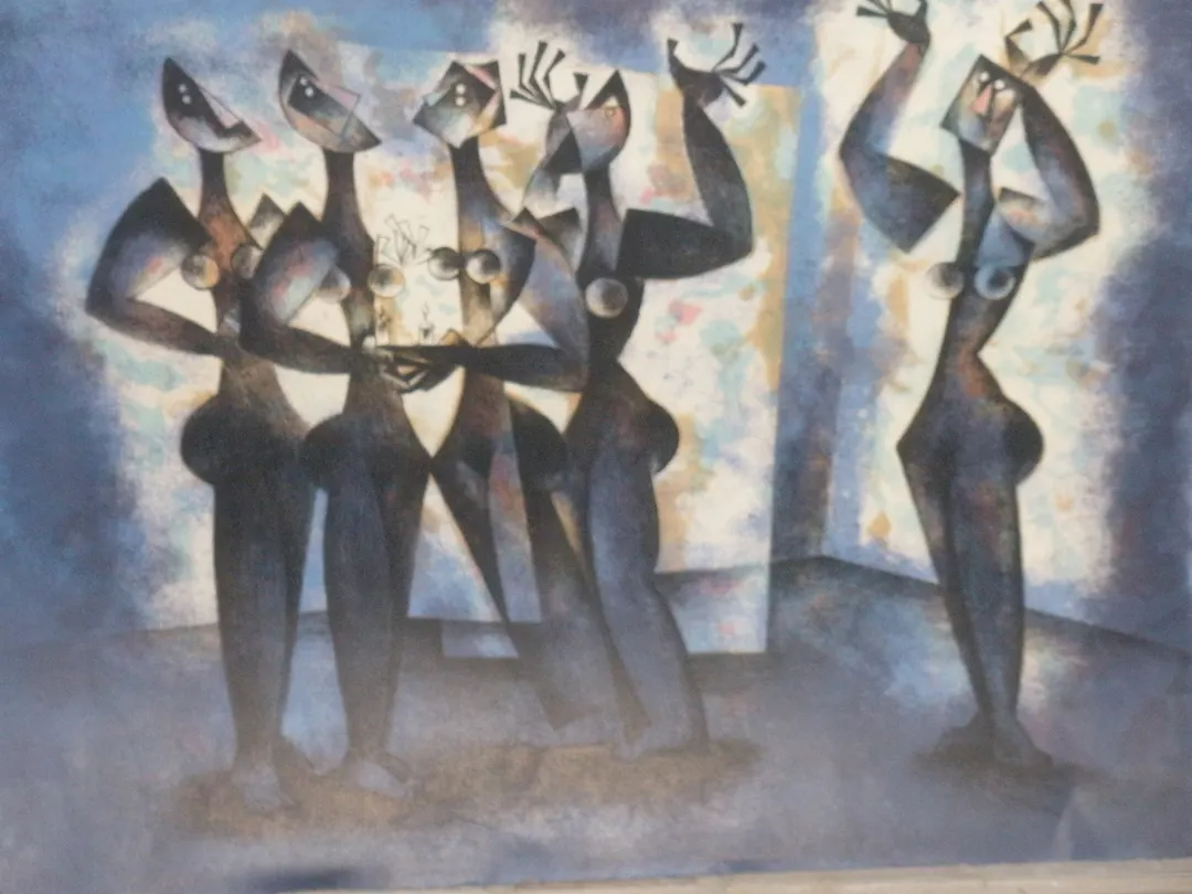 Óleo sobre tela de Byron Gálvez, BG-047
