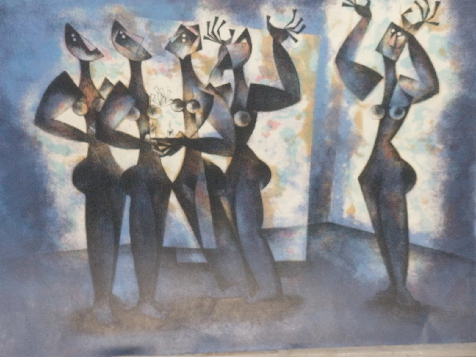 Óleo sobre tela de Byron Gálvez, BG-047