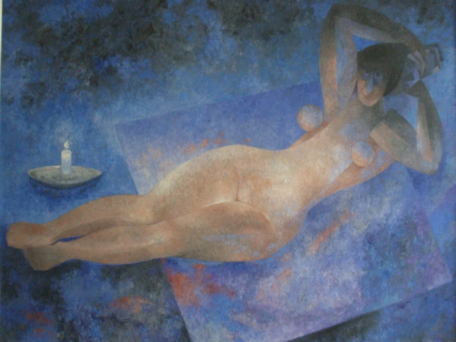 Óleo sobre tela de Byron Gálvez, BG-048