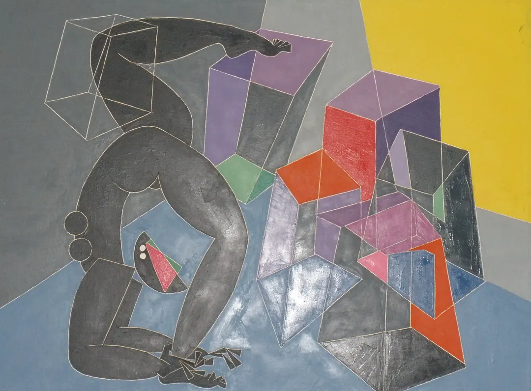 Óleo sobre tela de Byron Gálvez, BG-049