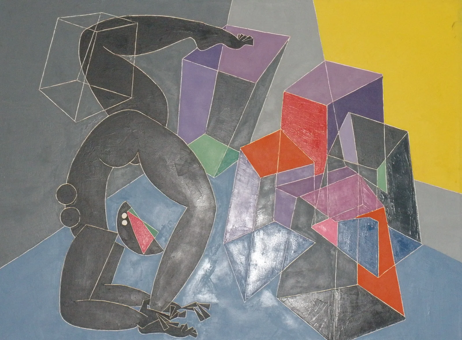 Óleo sobre tela de Byron Gálvez, BG-049