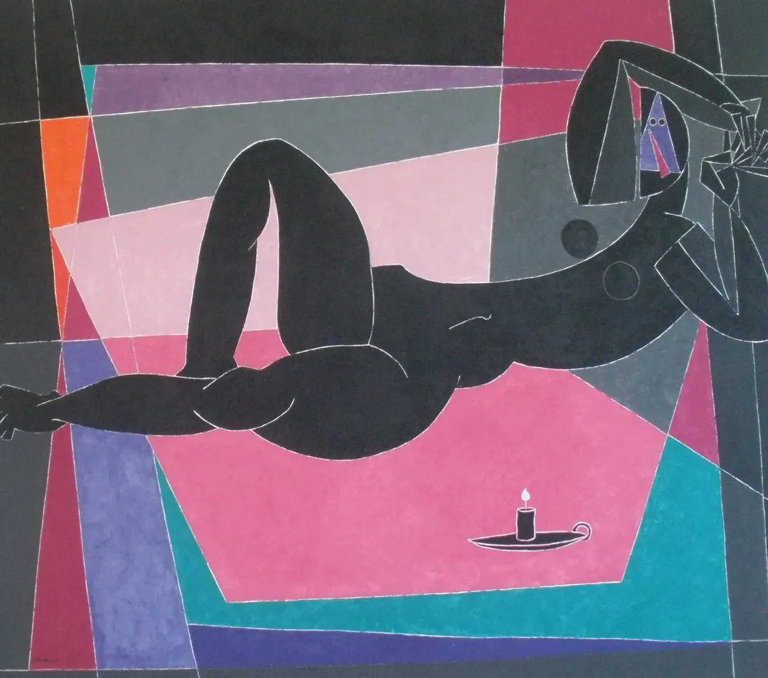 Óleo sobre tela de Byron Gálvez, BG-051
