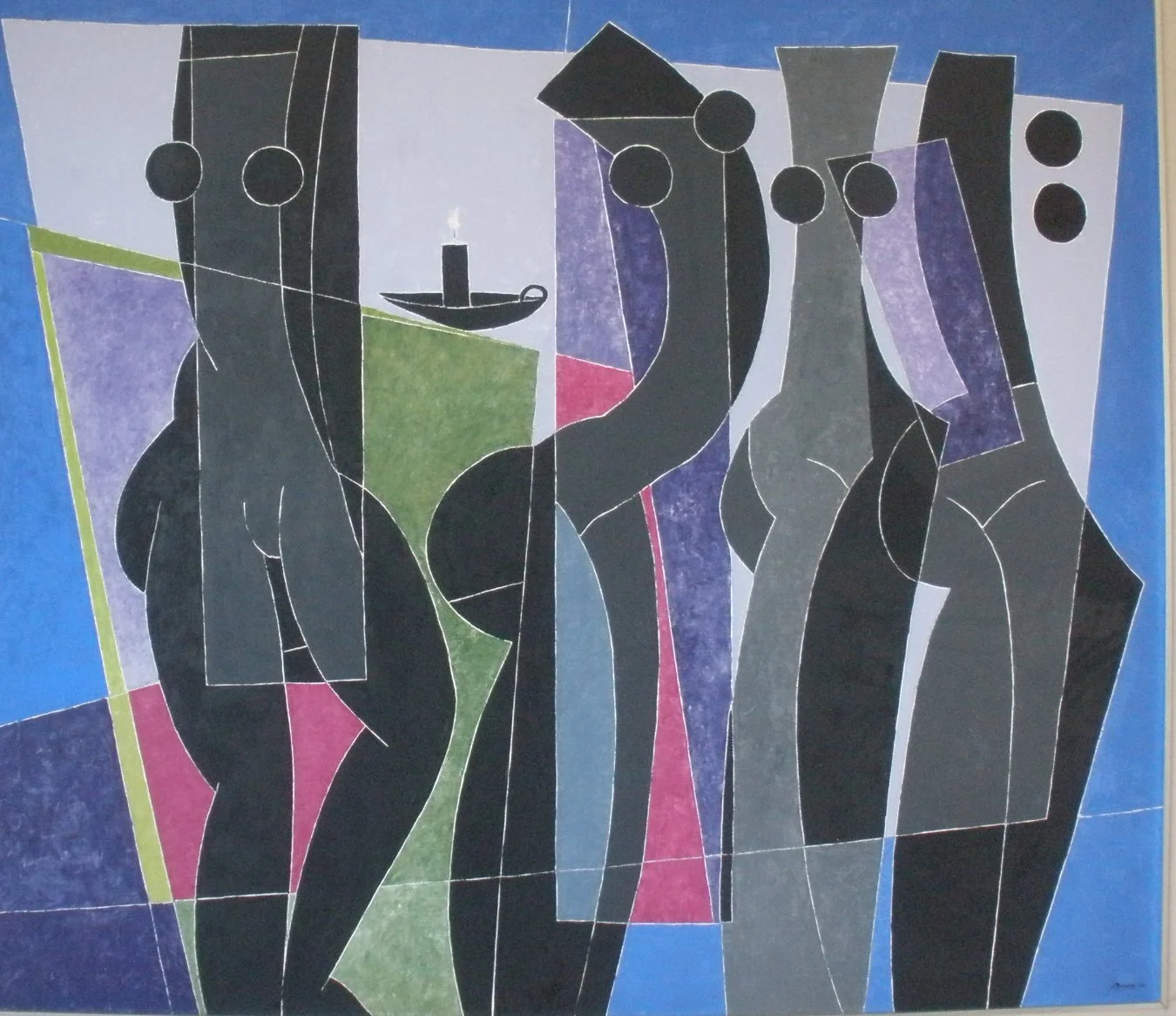Óleo sobre tela de Byron Gálvez, BG-052