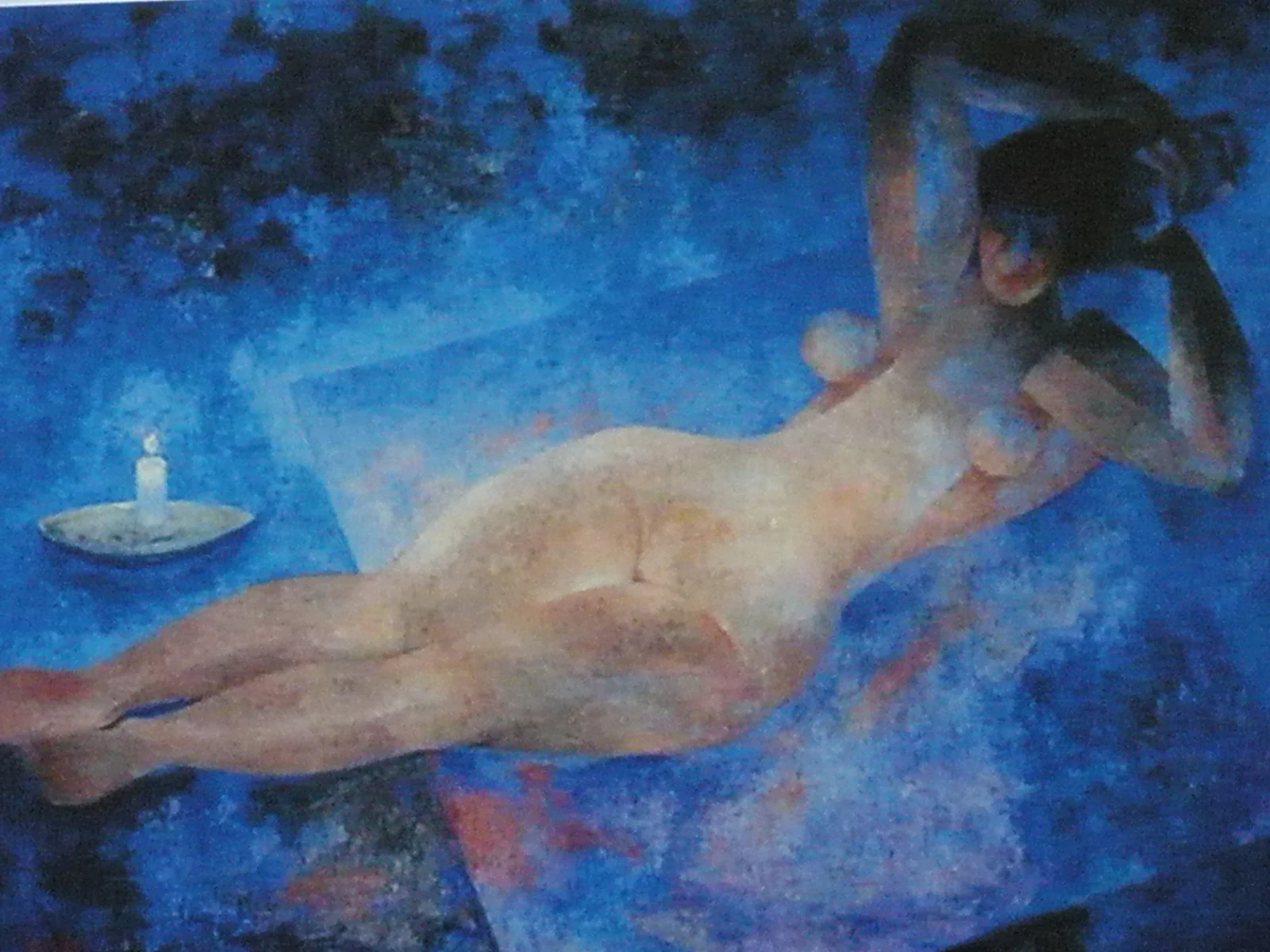 Óleo sobre tela de Byron Gálvez, BG-057