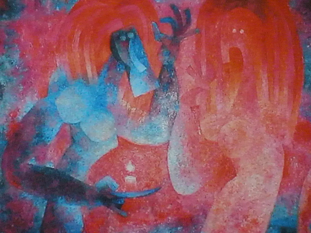 Óleo sobre tela de Byron Gálvez, BG-058