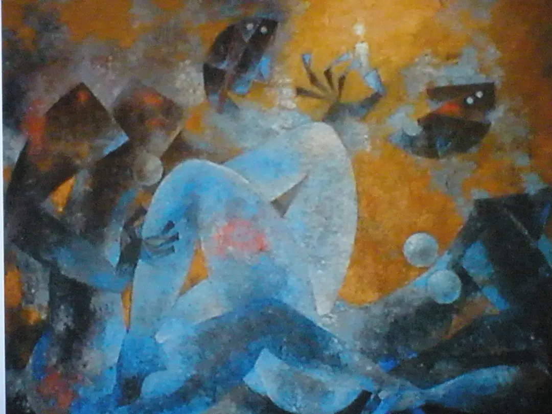 Óleo sobre tela de Byron Gálvez, BG-060