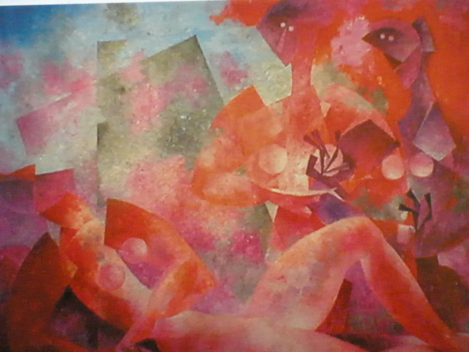 Óleo sobre tela de Byron Gálvez, BG-061