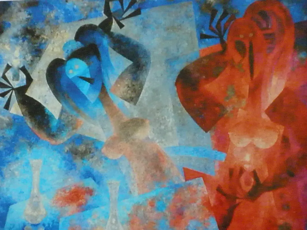 Óleo sobre tela de Byron Gálvez, BG-062