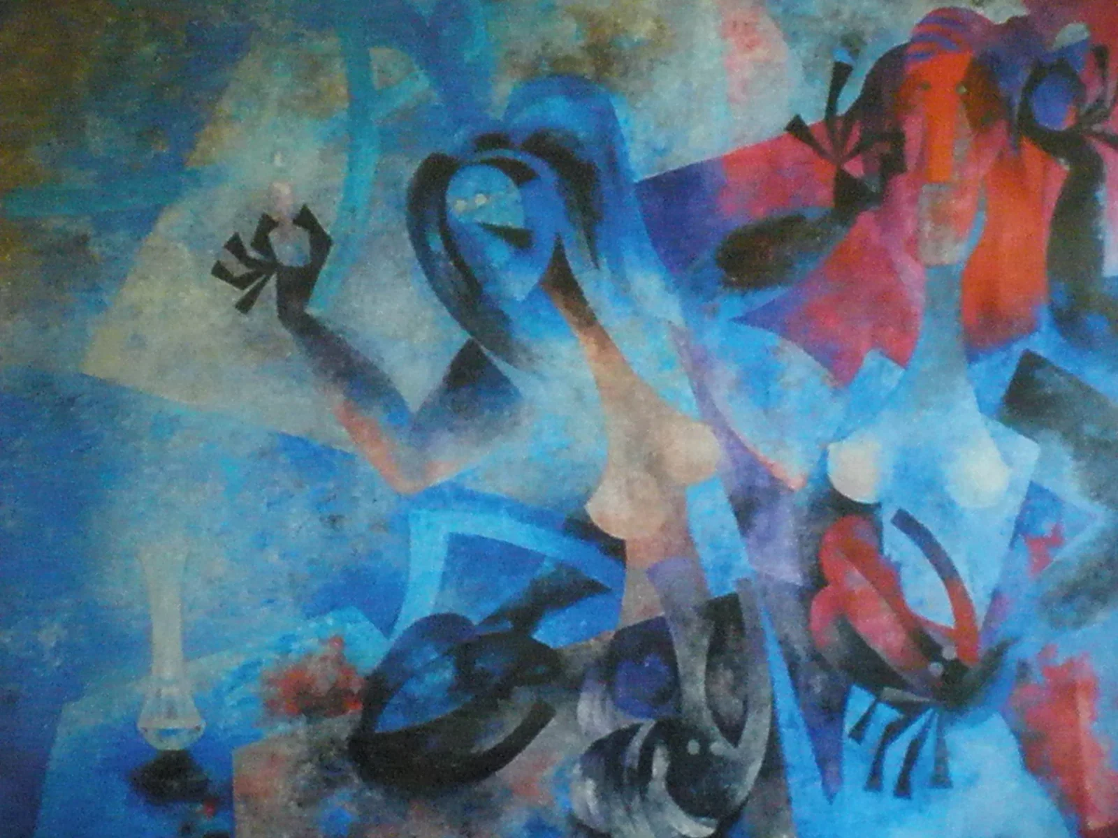 Óleo sobre tela de Byron Gálvez, BG-066