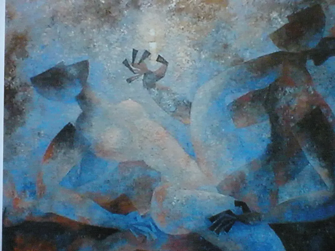 Óleo sobre tela de Byron Gálvez, BG-067