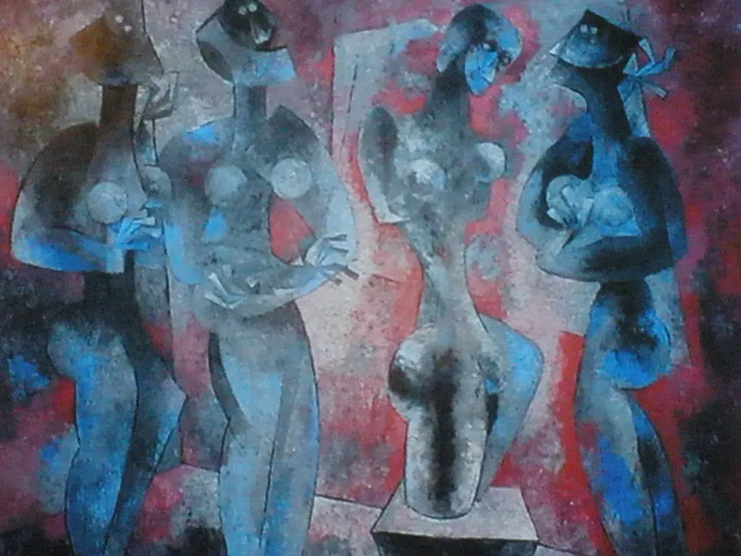 Óleo sobre tela de Byron Gálvez, BG-068