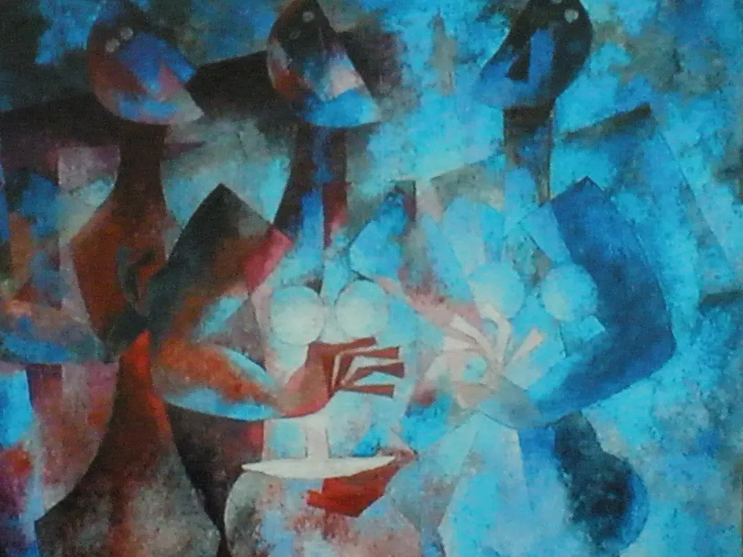 Óleo sobre tela de Byron Gálvez, BG-070