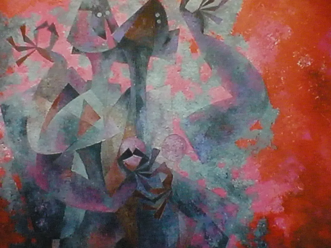 Óleo sobre tela de Byron Gálvez, BG-071