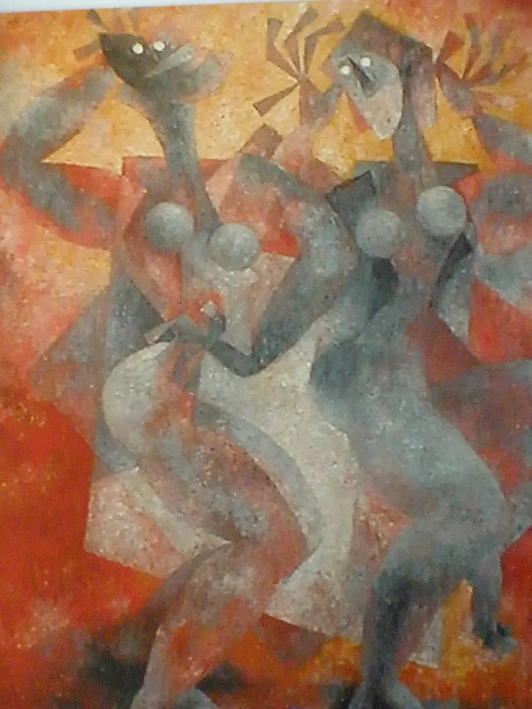 Óleo sobre tela de Byron Gálvez, BG-073