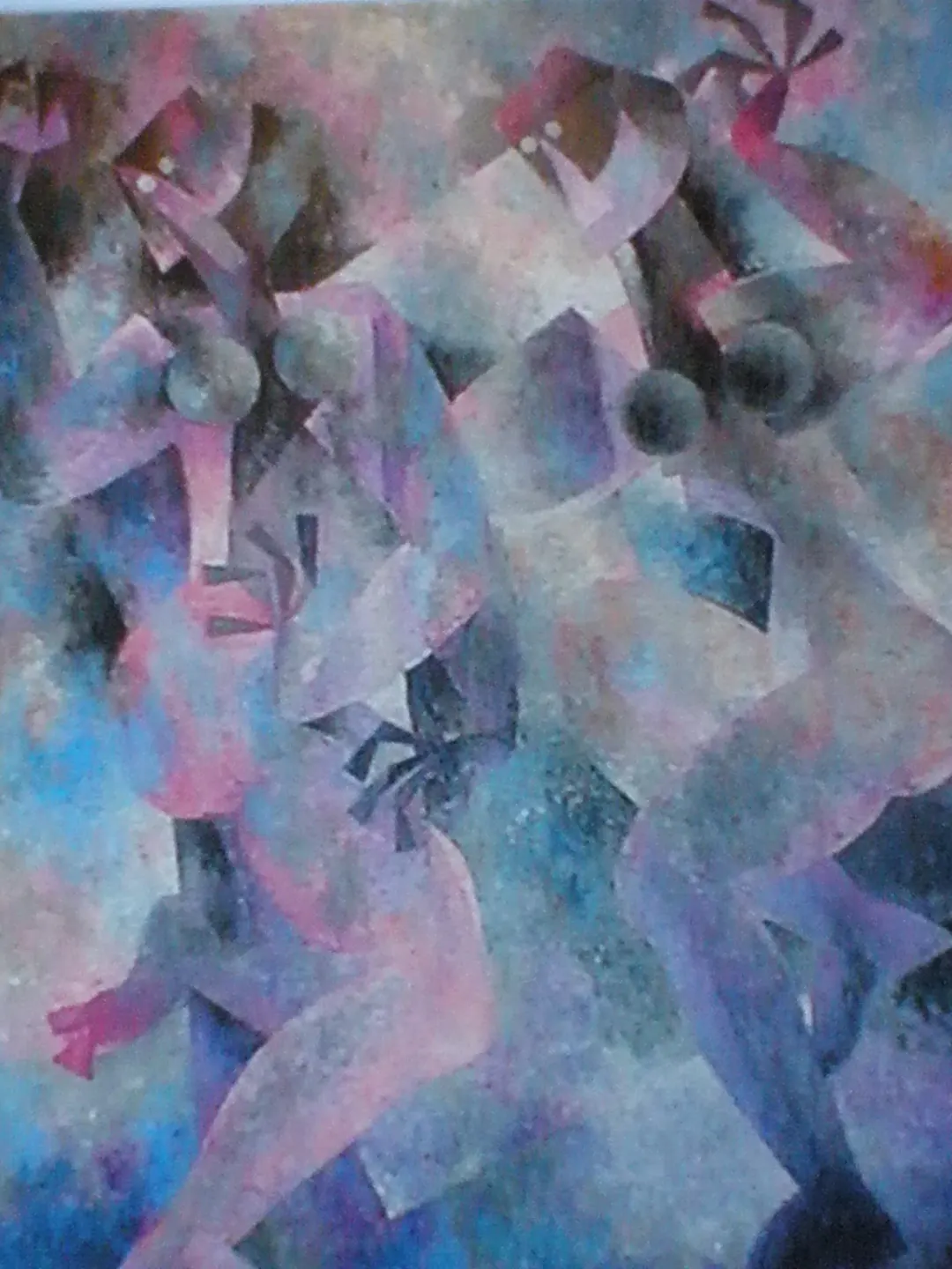 Óleo sobre tela de Byron Gálvez, BG-074
