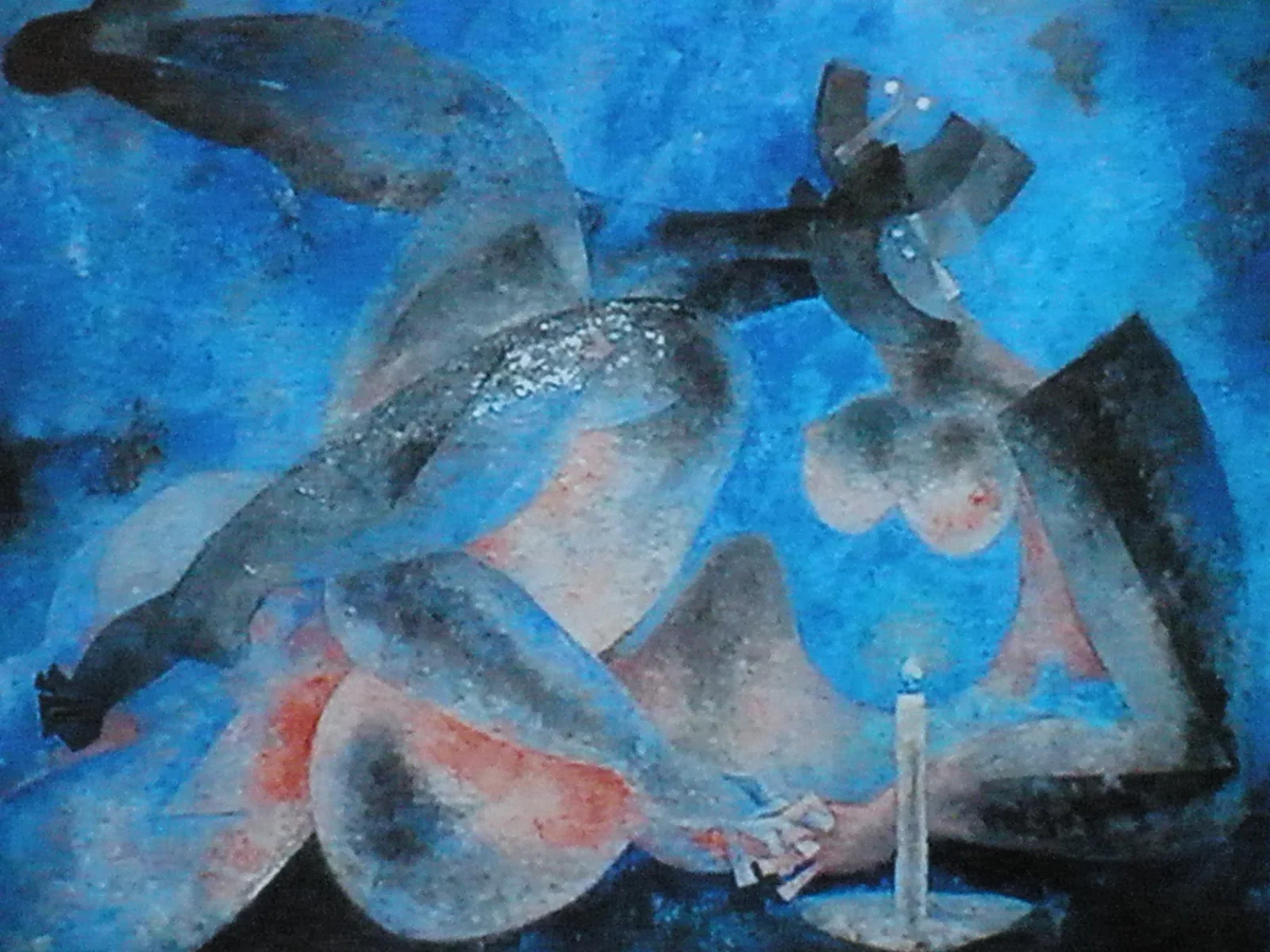 Óleo sobre tela de Byron Gálvez, BG-075